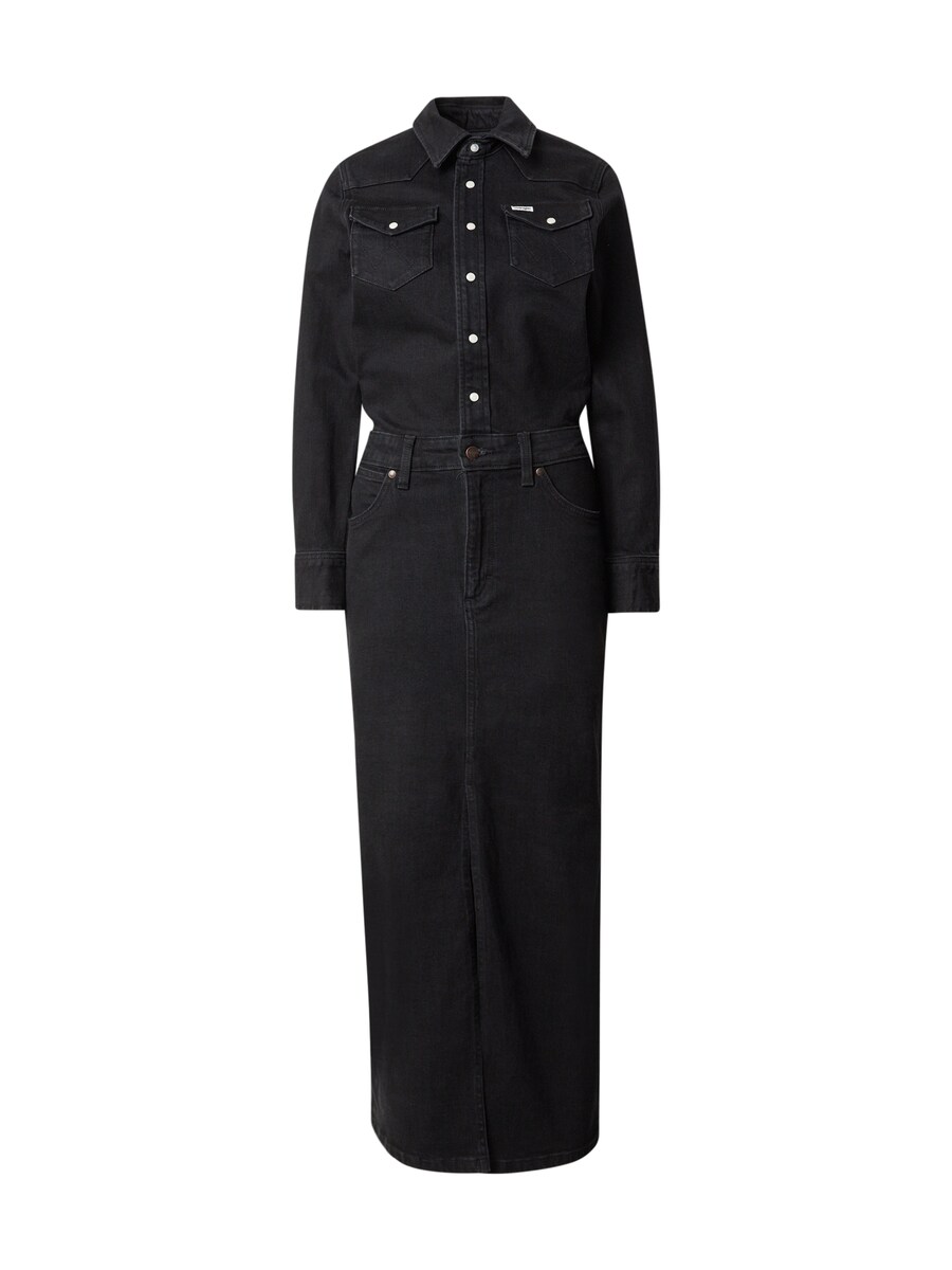 

Платье WRANGLER DENIM MATCH UP DRESS, черный деним