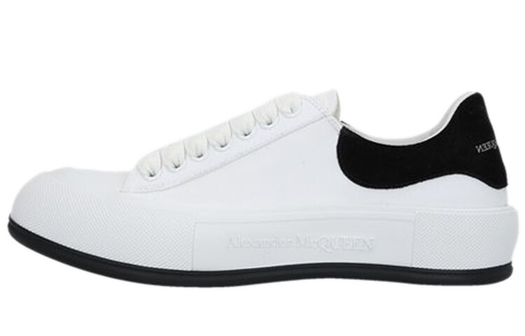 Мужские кроссовки Alexander McQueen Deck, белый/черный