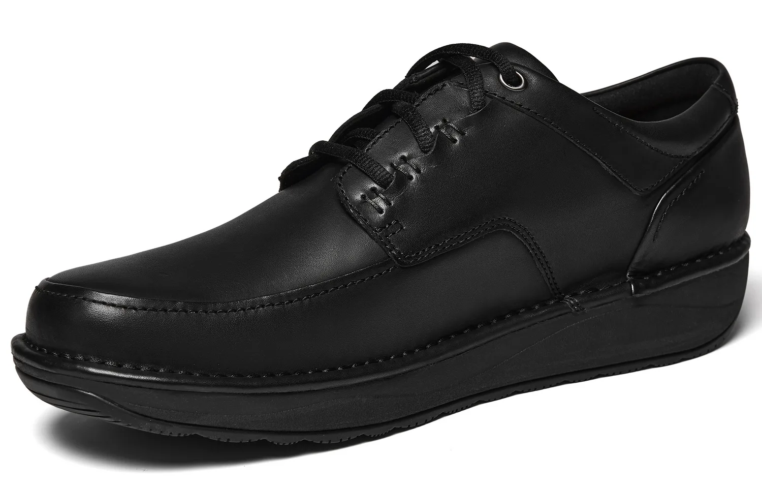 Clarks Кожаные повседневные туфли Cow Leather мужские Black — фото 2