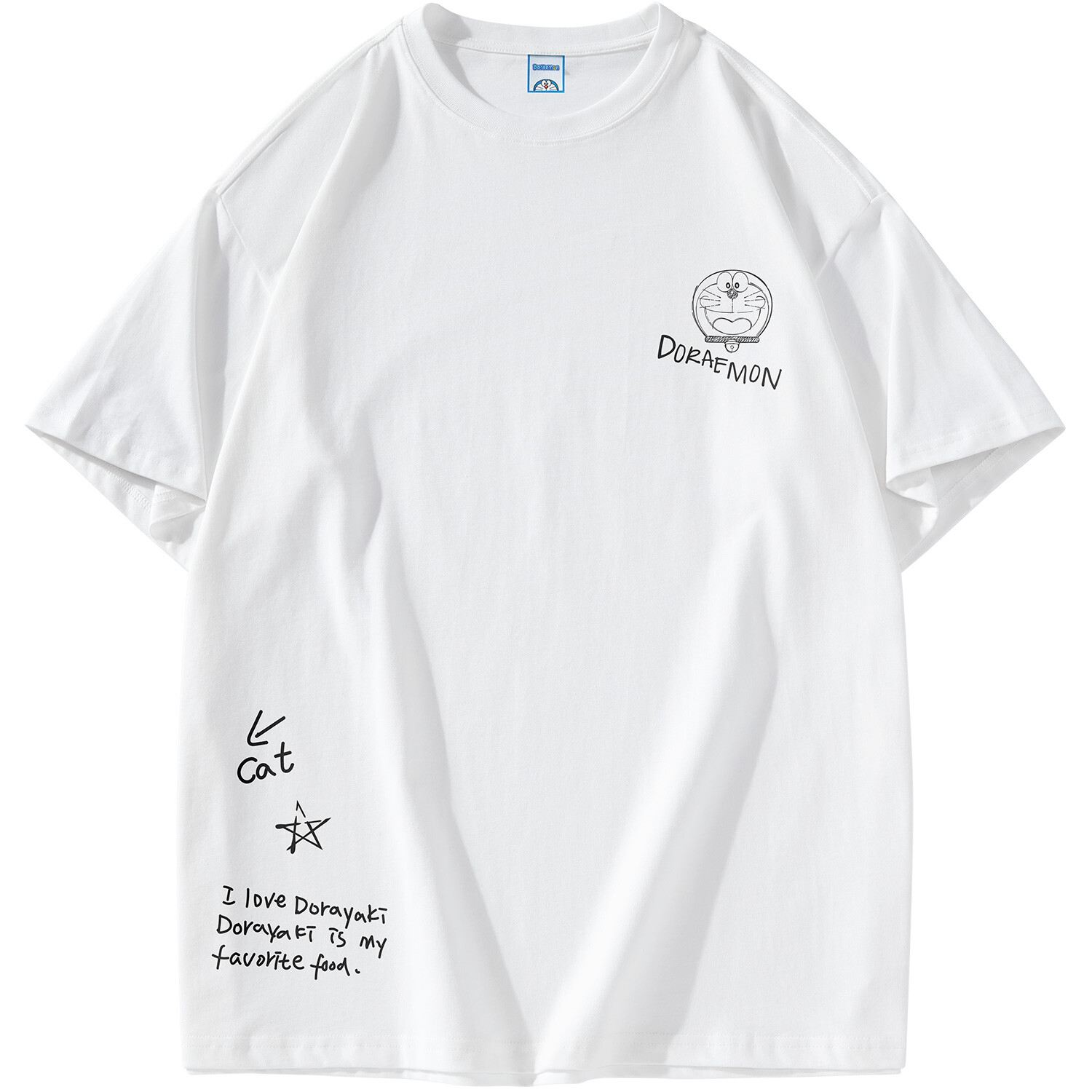 

Футболка унисекс Doraemon, Две упаковки (белый + светлый хаки)