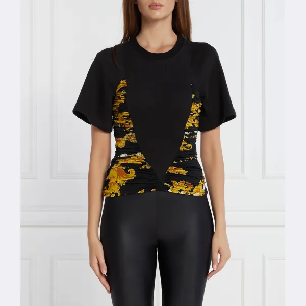 

Футболка стандартного кроя Versace, черный