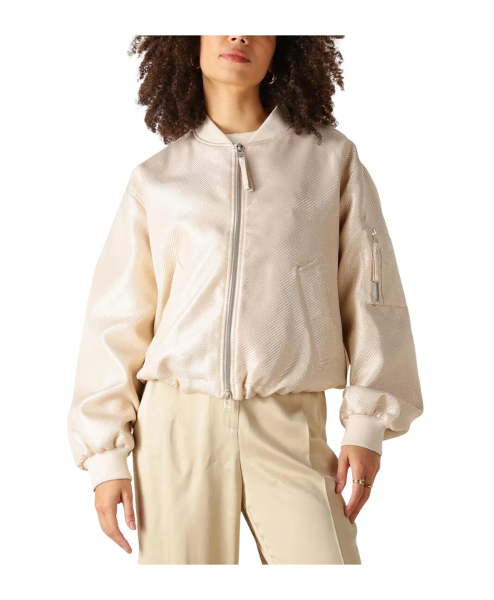 

Бомбер Goldie бежевого цвета Beaumont, бежевый