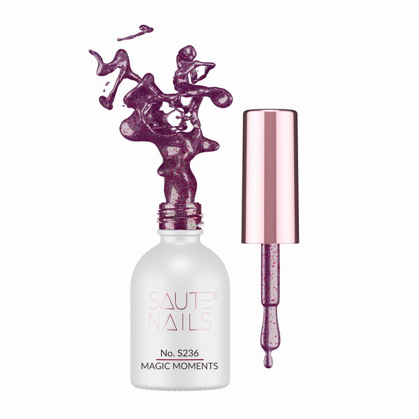 

Гибридный лак для ногтей s236 magic moments, 8 мл Saute Nails, цвет s236 magic moments