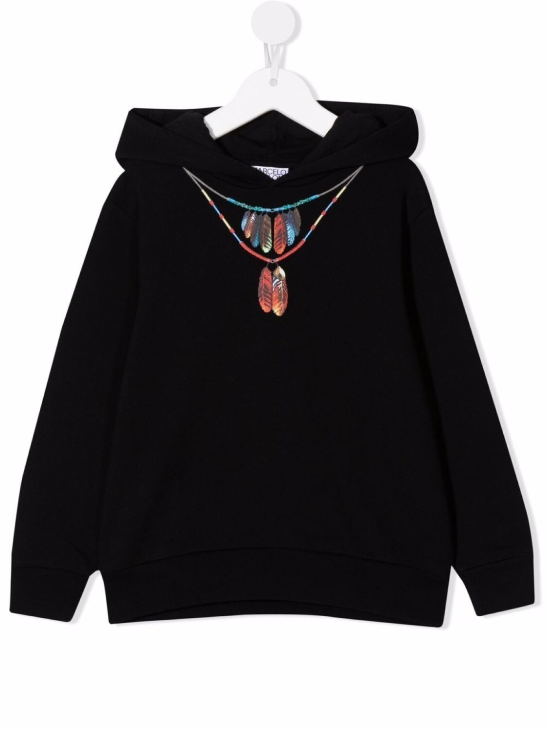 

Marcelo Burlon County Of Milan Kids худи с графичным принтом, черный