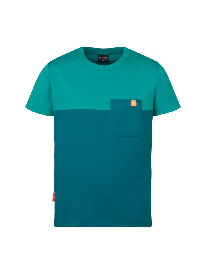 

Trollkids Функциональная рубашка Bergen цвета лагунной зелени