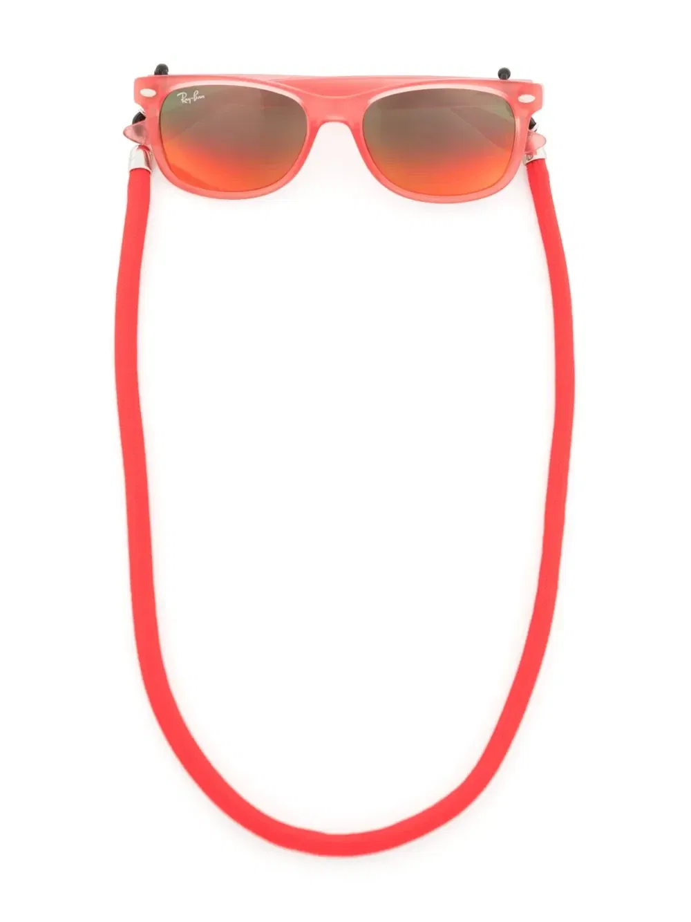 Солнцезащитные очки трапециевидной формы Ray-Ban Junior, бордовый
