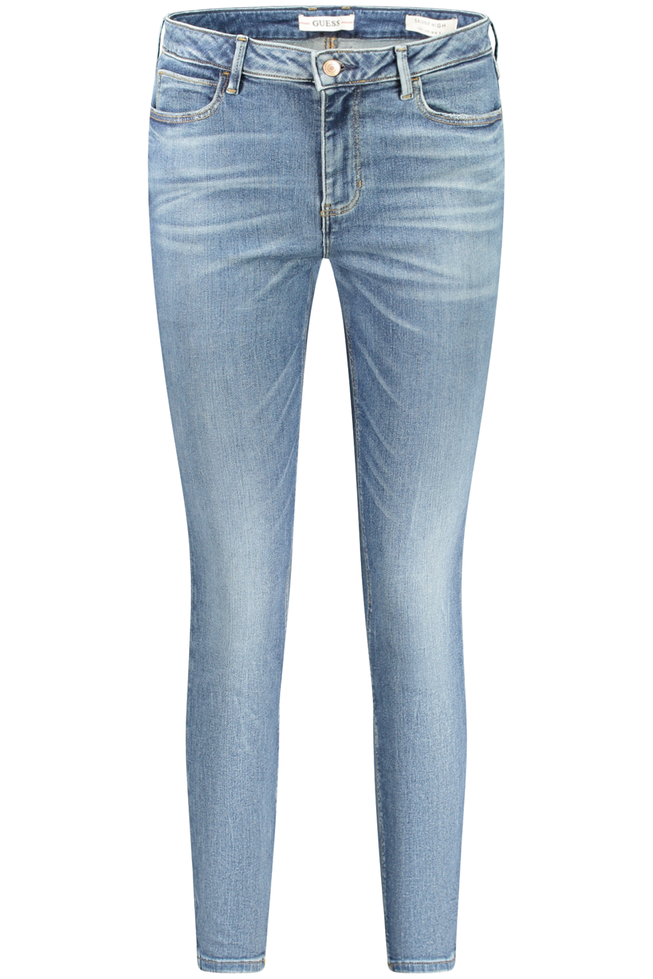 

Джинсы женские Guess Jeans с потертым эффектом, синий