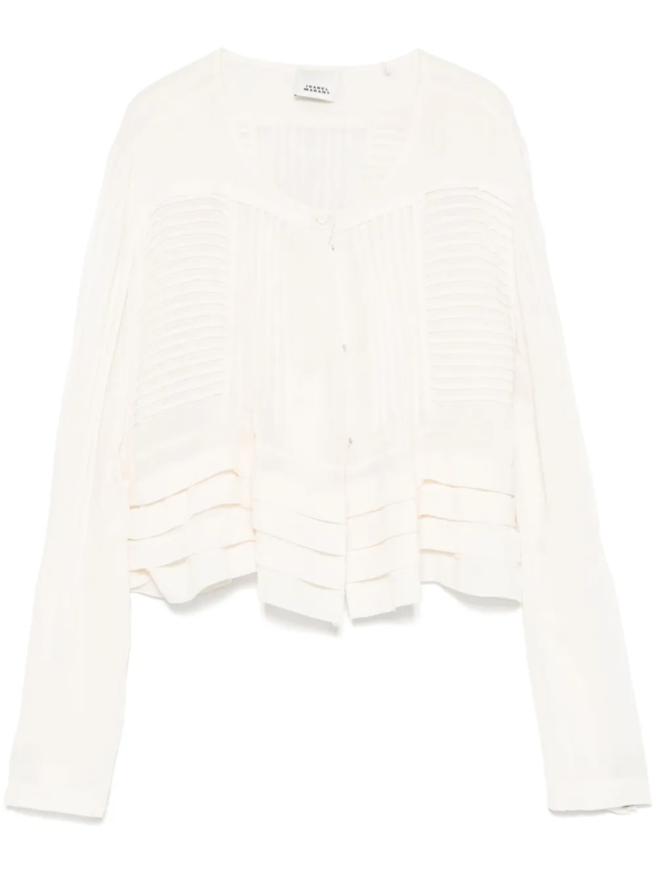 

ISABEL MARANT блузка Carolia, нейтральный
