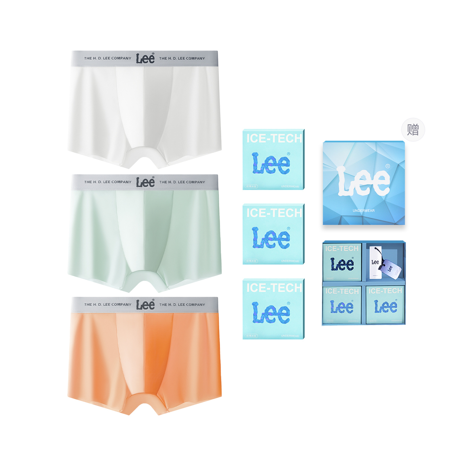 

Трусы Cordura мужские боксеры 3 шт Lee, белый