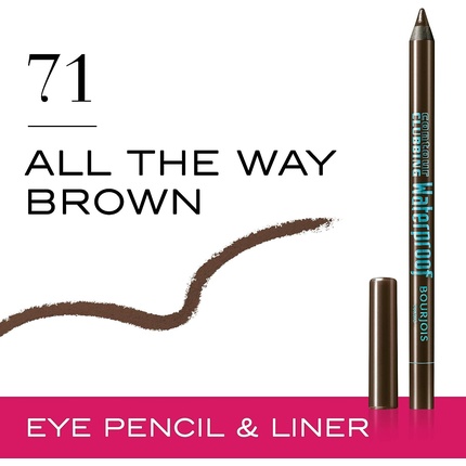 

Водостойкая подводка для глаз Contour Clubbing #71 All The Way Brown, Bourjois