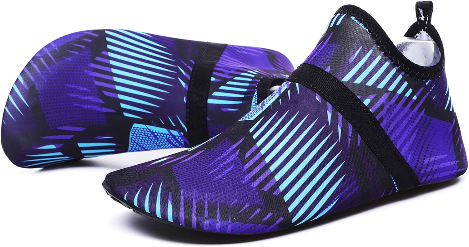 

Женские и мужские водные туфли, дышащие, прохладные, легкие, быстросохнущие сетчатые пляжные туфли для прогулок, рыбалки, парусного спорта, пеших походов, функциональные тренировочные туфли Vtiao, синий