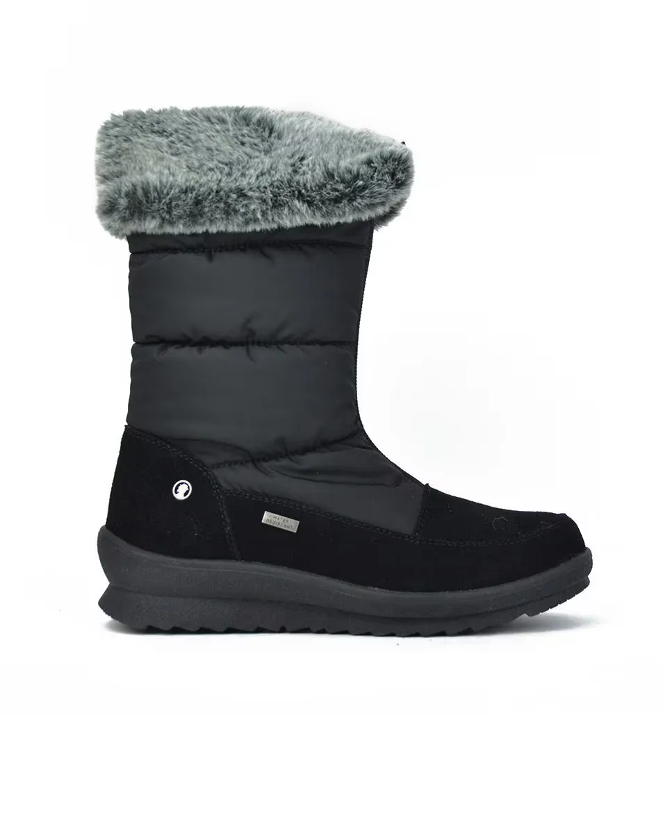 

Водонепроницаемые женские ботинки с гладким мехом снаружи Coronel Tapiocca, черный