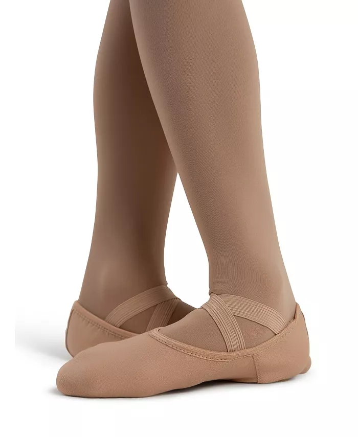

Балетки Hanami из хлопка для девочек Capezio, коричневый/бежевый