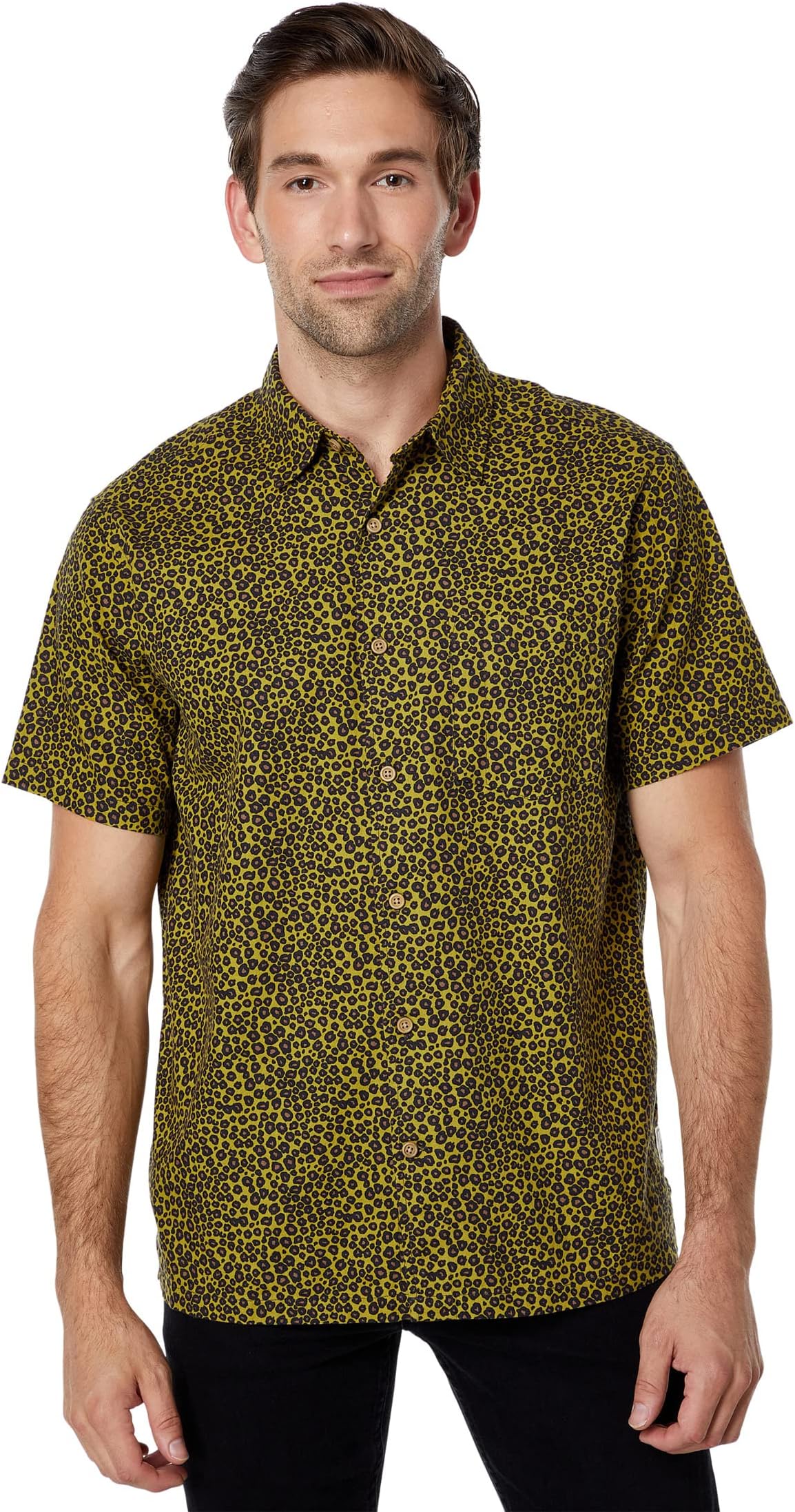 

Рубашка Hurley Rincon Linen Short Sleeve Button-Up, цвет Gold Shed