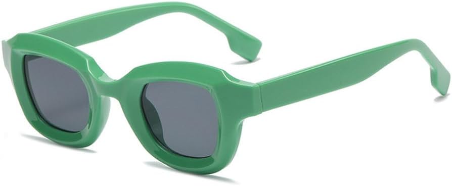 

Женские солнцезащитные очки в стиле ретро, ​​круглые, модные, для активного отдыха, с градиентным переходом цвета, мужские солнцезащитные очки с заклепками HVTVTLA, Green Grey
