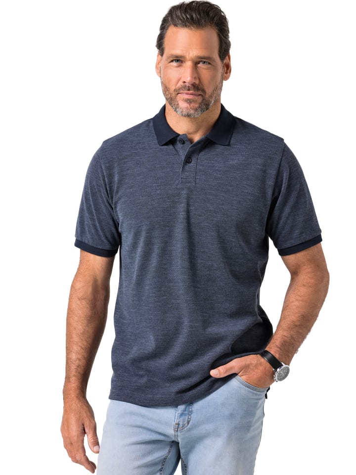 

JP1880 Рубашка-поло темно-синего цвета, Синий, JP1880 Рубашка-поло темно-синего цвета