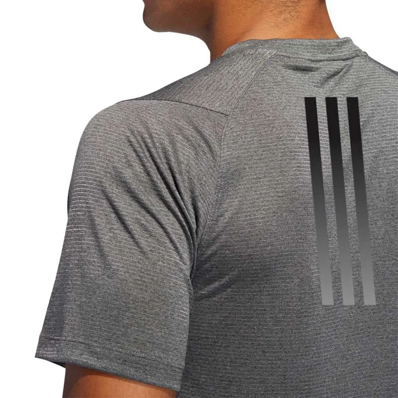 Футболка мужская серебристая Adidas — фото 4