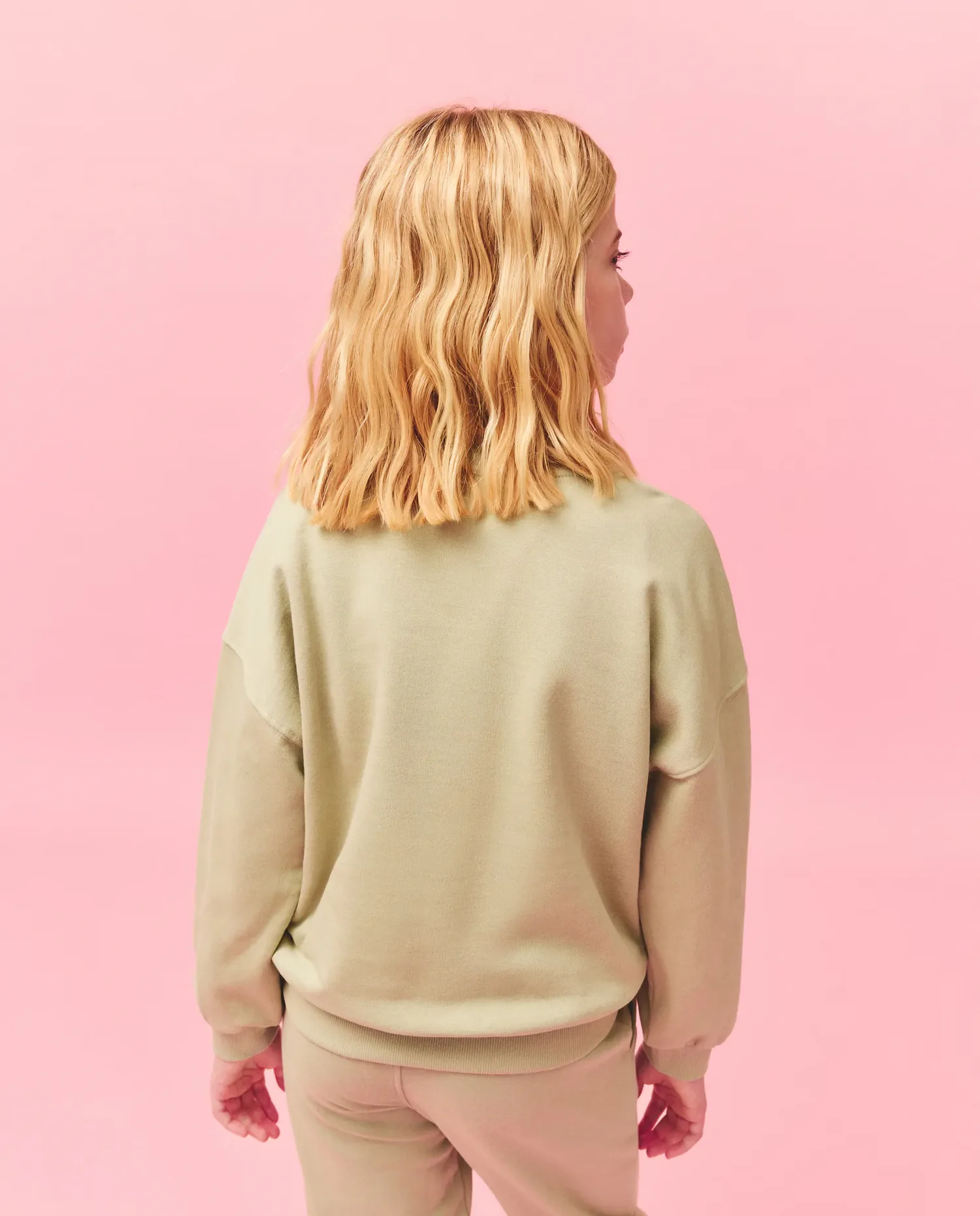 Базовая толстовка для девочки Kids El Corte Inglés, зеленый — фото 4