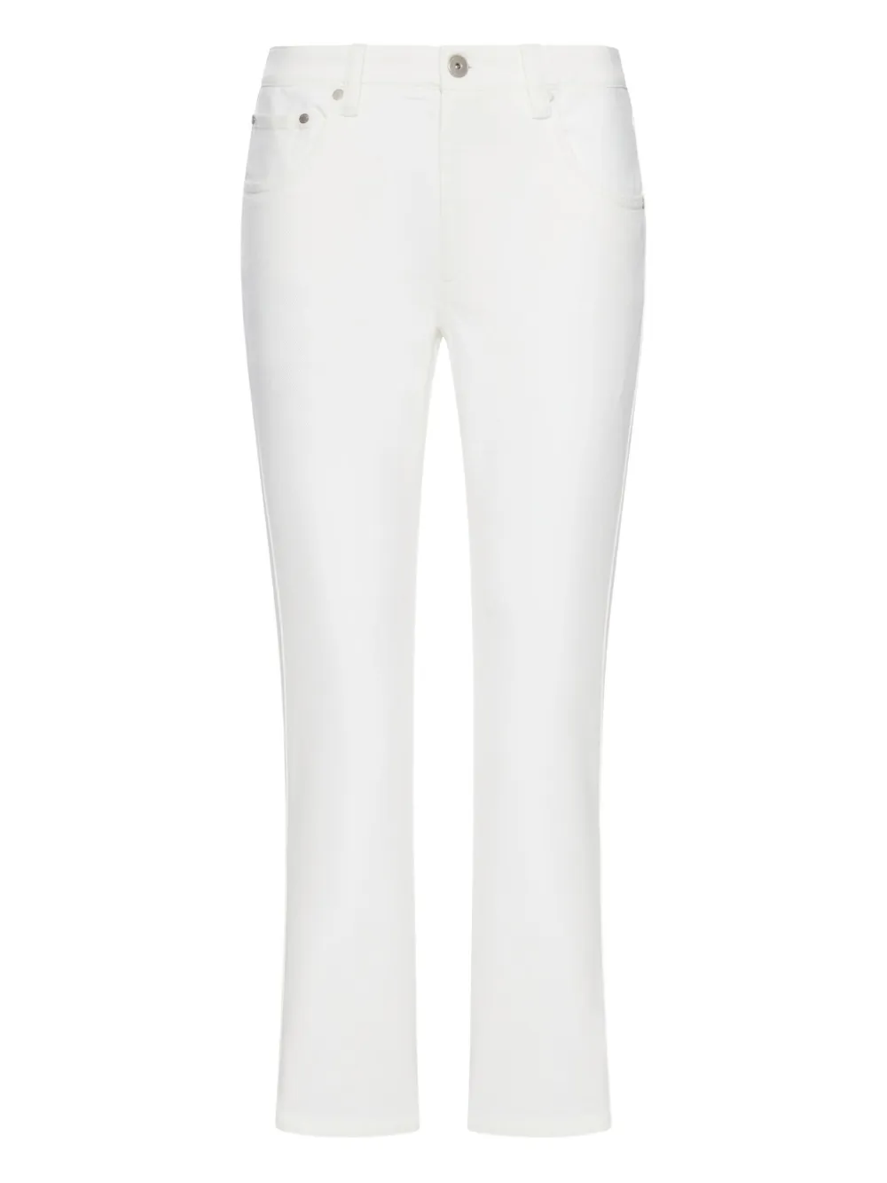 

Джинсы с нашивкой-логотипом Brunello Cucinelli, белый