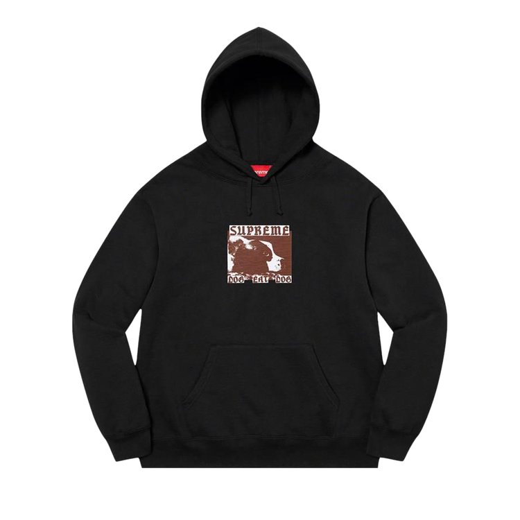 

Толстовка Supreme Dog Eat Dog Hooded Sweatshirt, черный