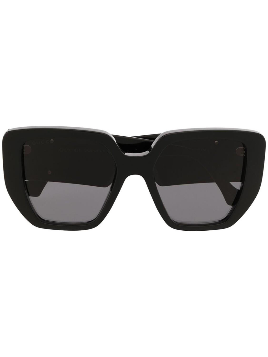 

Gucci Eyewear солнцезащитные очки в квадратной оправе, черный