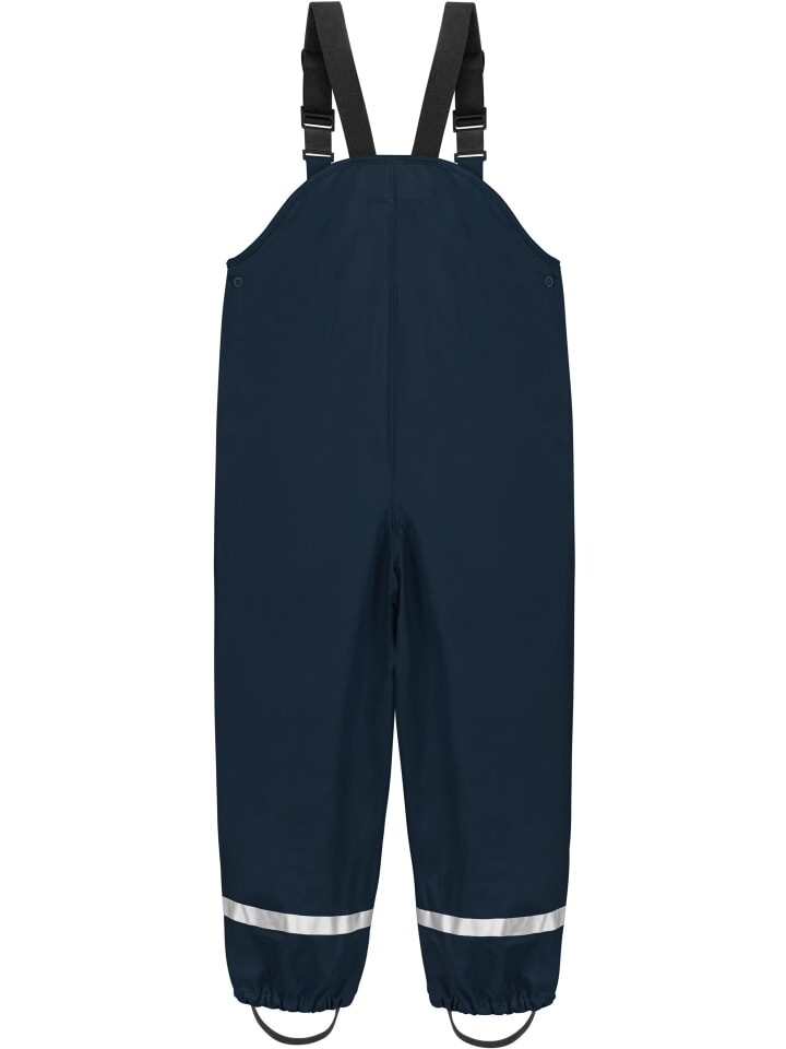 Дождевые брюки Normani Outdoor Sports Kinder Regenhose mit Hosenträgern „Skjolden“, темно-синий — фото 3
