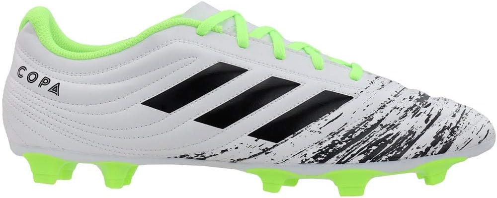Мужские футбольные бутсы Adidas Copa 20.4 для твердого грунта, белый/черный/зеленый — фото 3