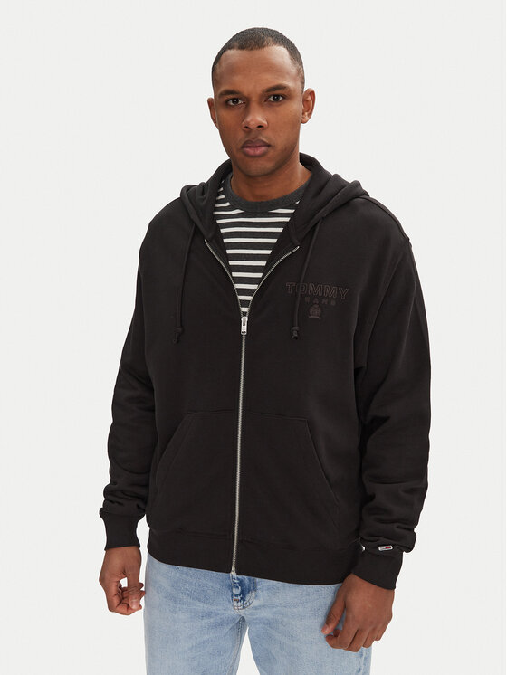 

Свободный крой толстовки Varsity DM0DM20835 Tommy Jeans, черный