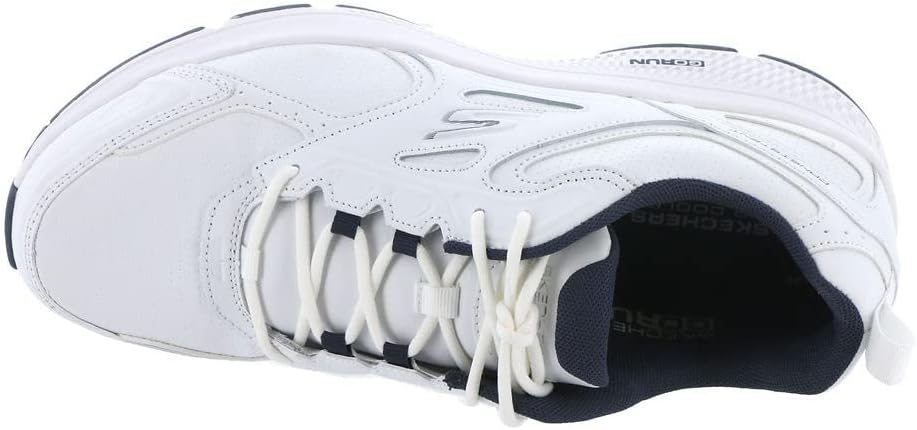 Женские кроссовки Skechers Go Run Consistent - кожаные кроссовки для кросс-тренинга с пеной с воздушным охлаждением, белый/синий — фото 3