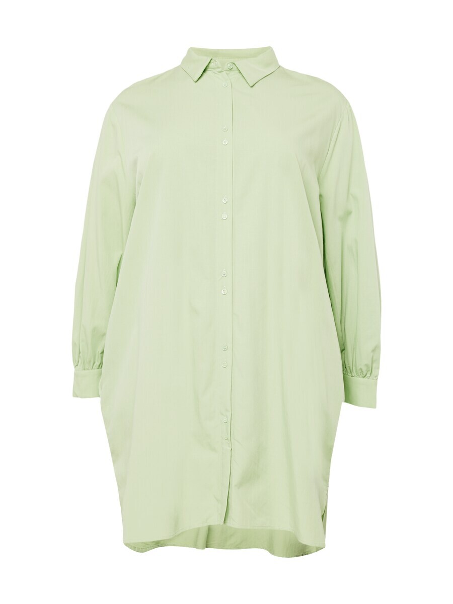 

Длинная блузка Fransa Curve Blouse Vibi, пастельный зеленый