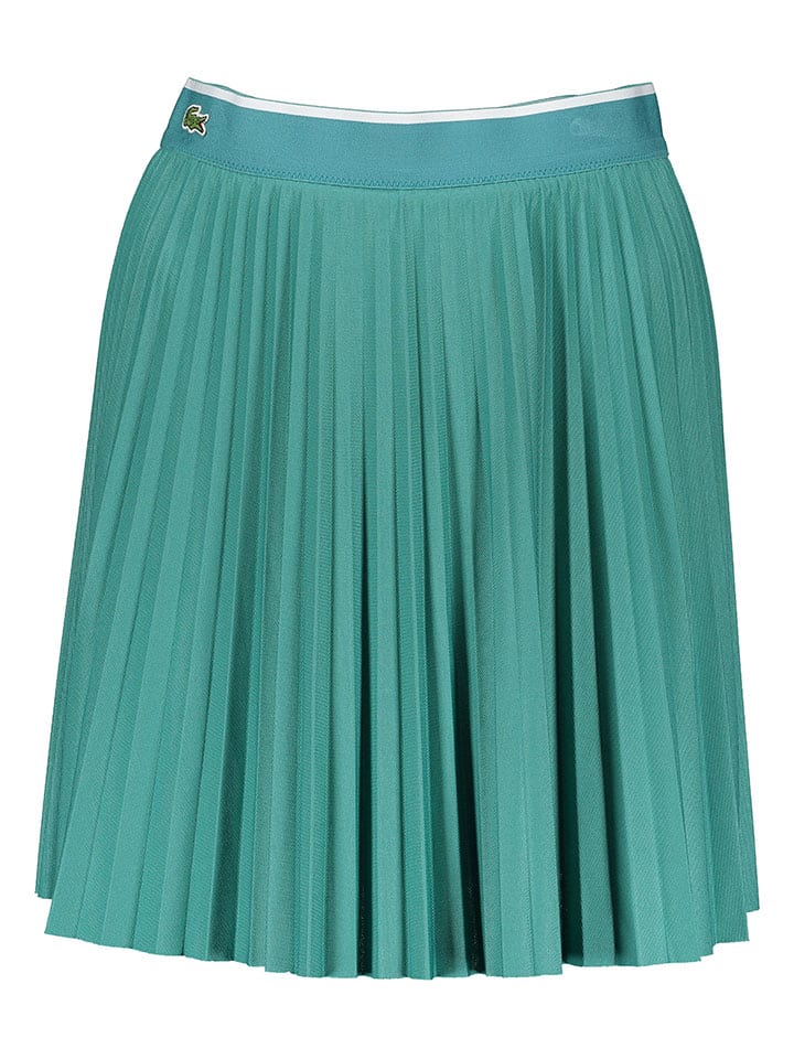

Lacoste Плиссированная юбка бирюзового цвета