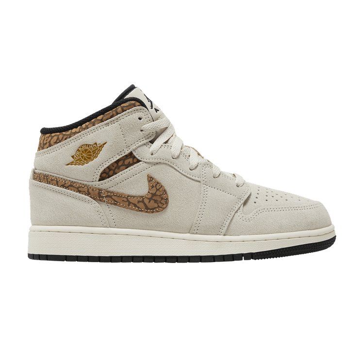 

Кроссовки Air Jordan Air Jordan 1 Mid SE GS 'Brown Elephant', коричневый