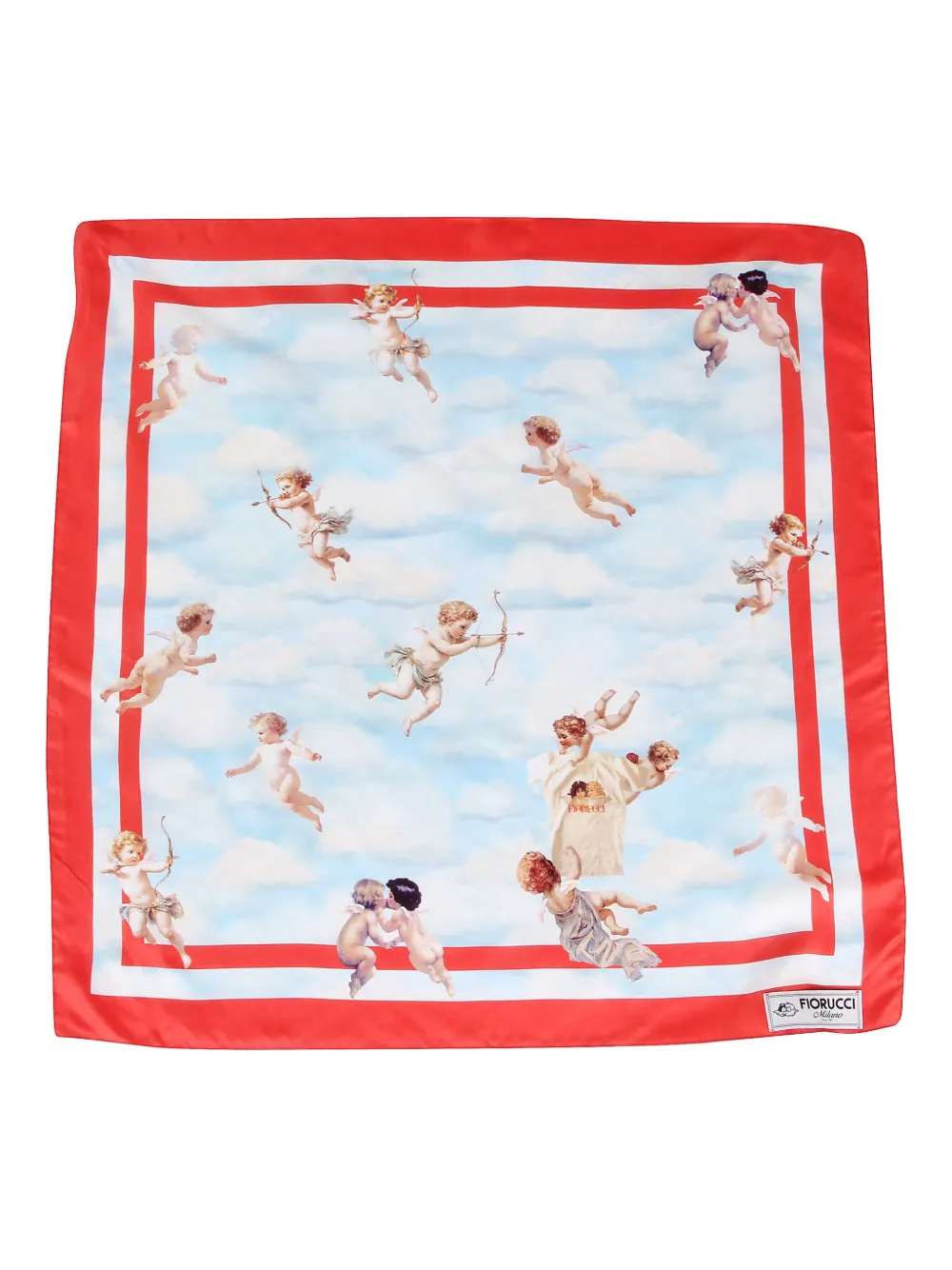 

Шарф с принтом Beatitudo Fiorucci, синий