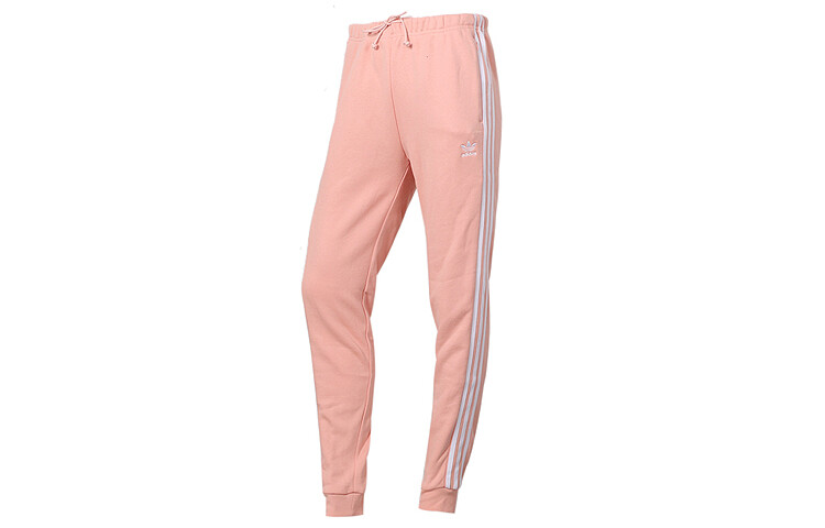 

Трикотажные спортивные штаны женские розовые Adidas Originals