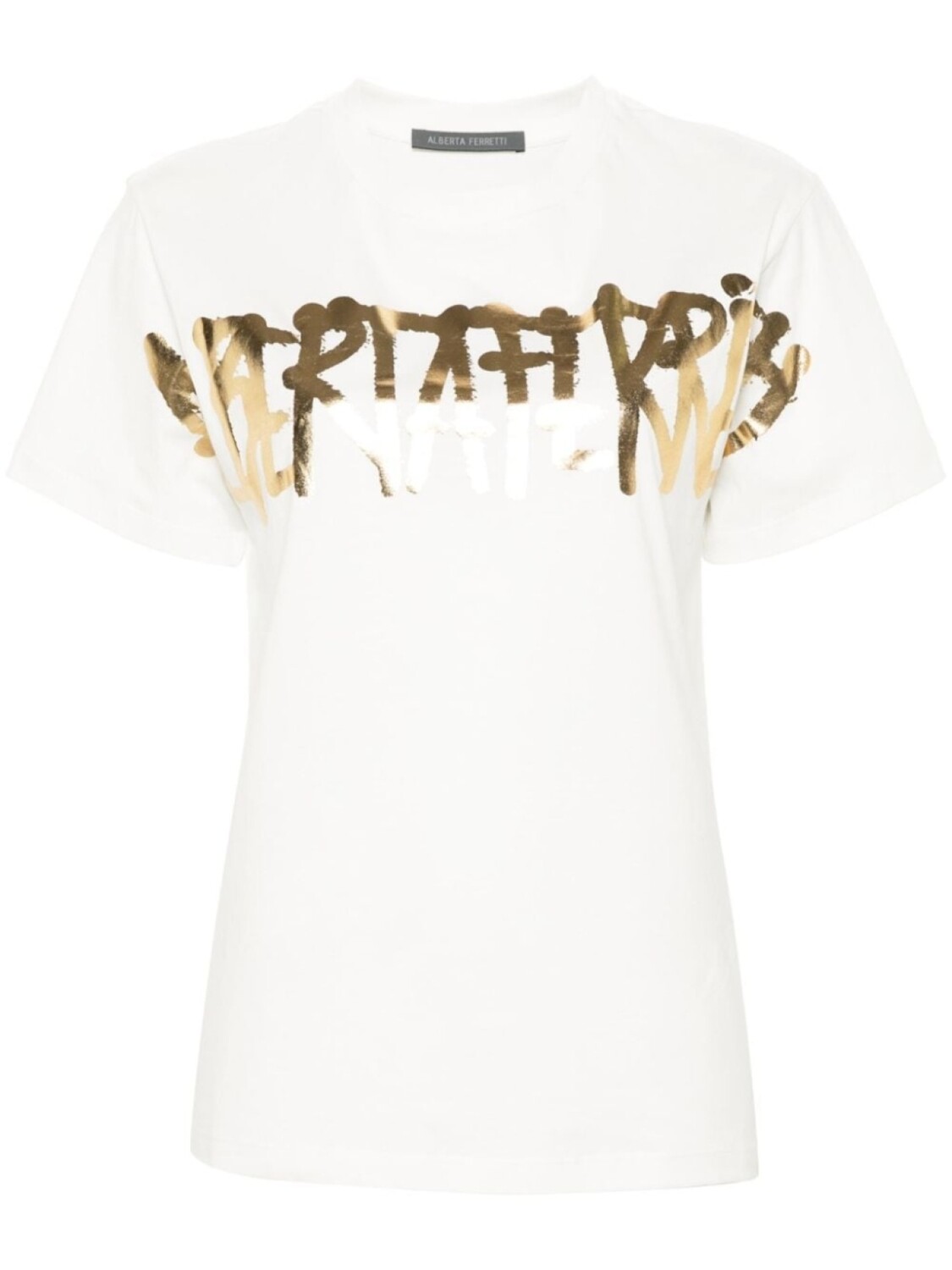 

Alberta Ferretti футболка с логотипом, белый
