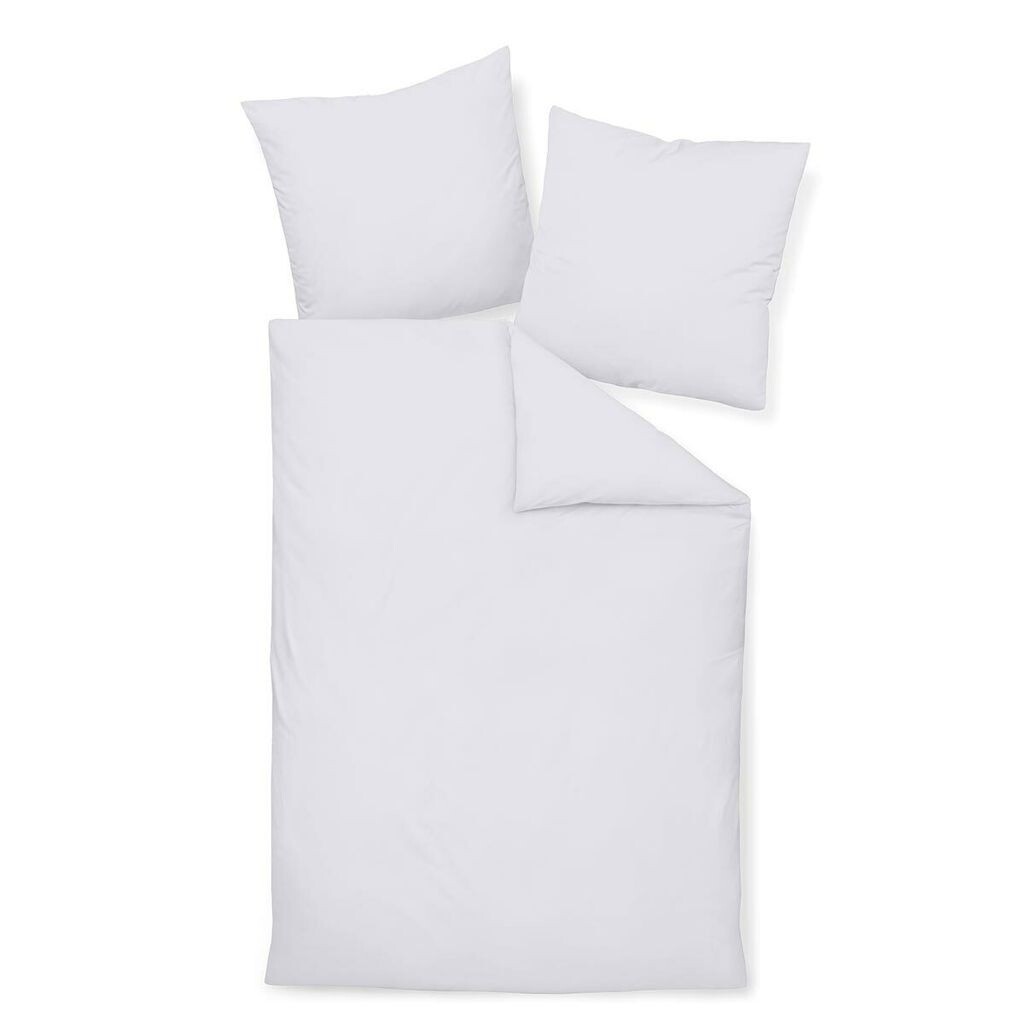 

Постельное белье Dream Sleep однотонное сатиновое Mako 240х220 см + 2х 80х80 см белое Traumschlaf