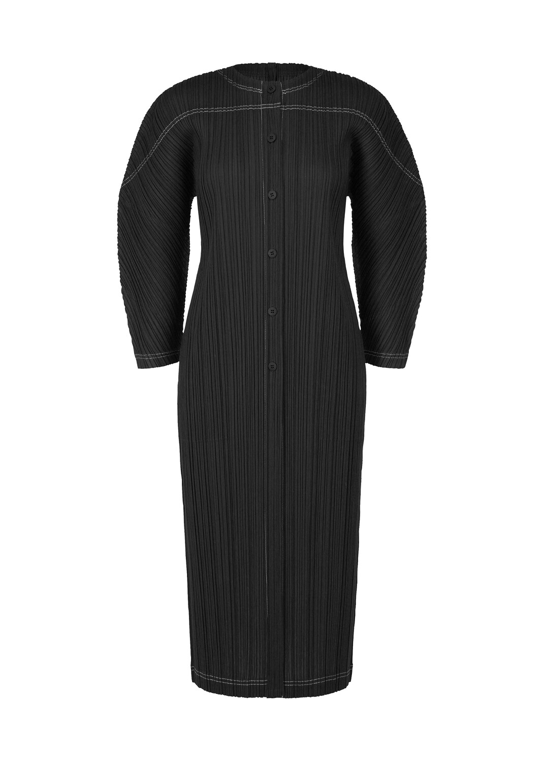 

Кардиган ramie pleats Pleats Please Issey Miyake, черный