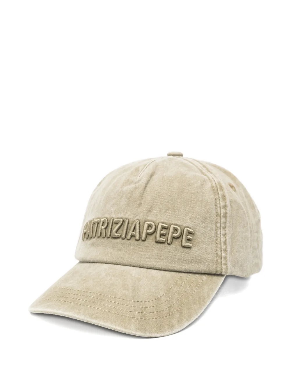

Бейсболка с вышивкой Patrizia Pepe, бежевый