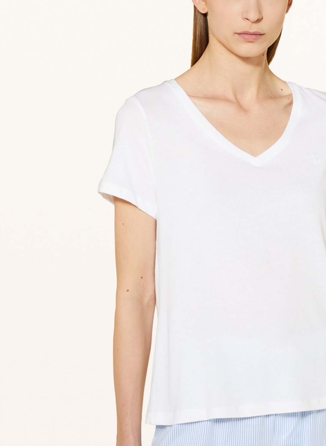 Ночная рубашка LAUREN RALPH LAUREN Schlafshirt, белый — фото 4