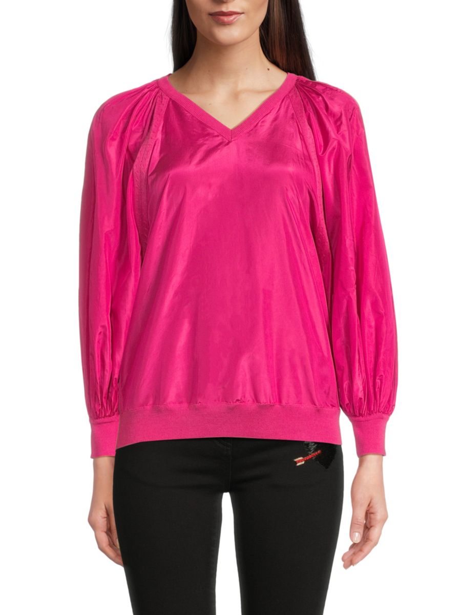 

Шелковый свитер Valentino, цвет Light Raspberry