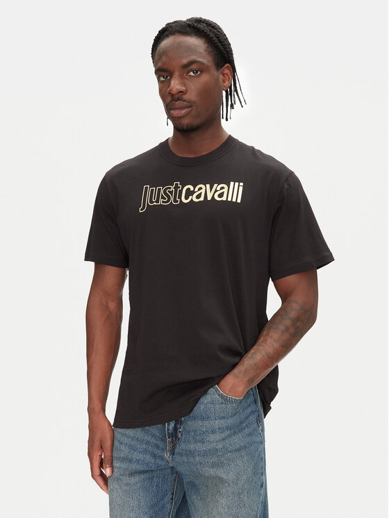 

Футболка обычного кроя 78OAHT16 Just Cavalli, черный