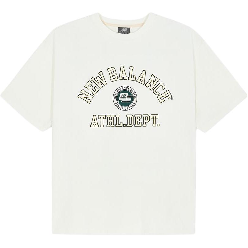 

New Balance Футболка унисекс кремовая