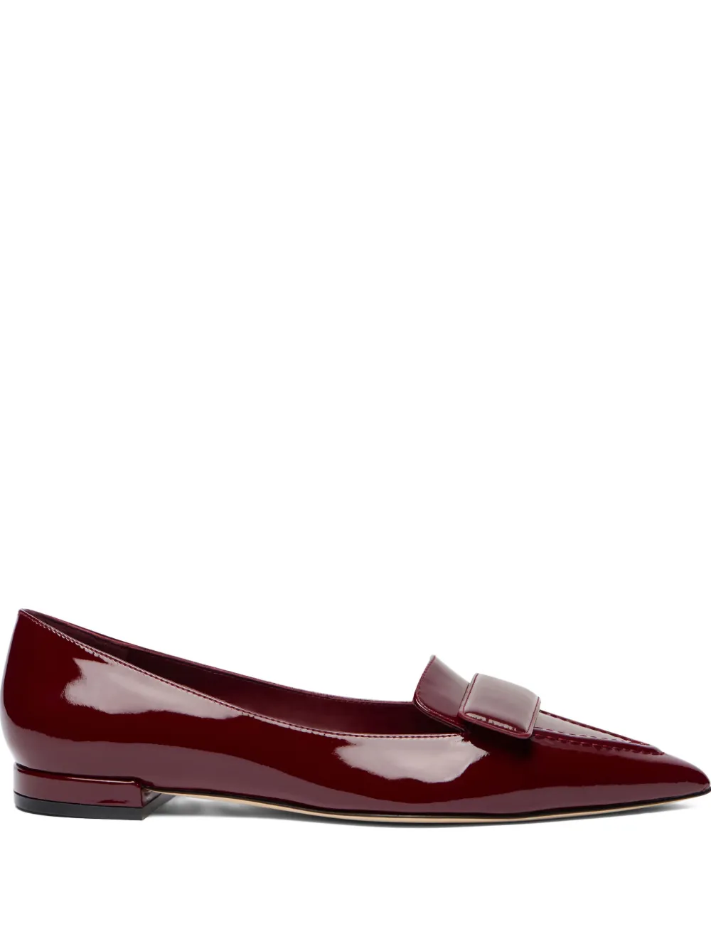 Балетки Sovinnie с заостренным носком Stuart Weitzman, красный