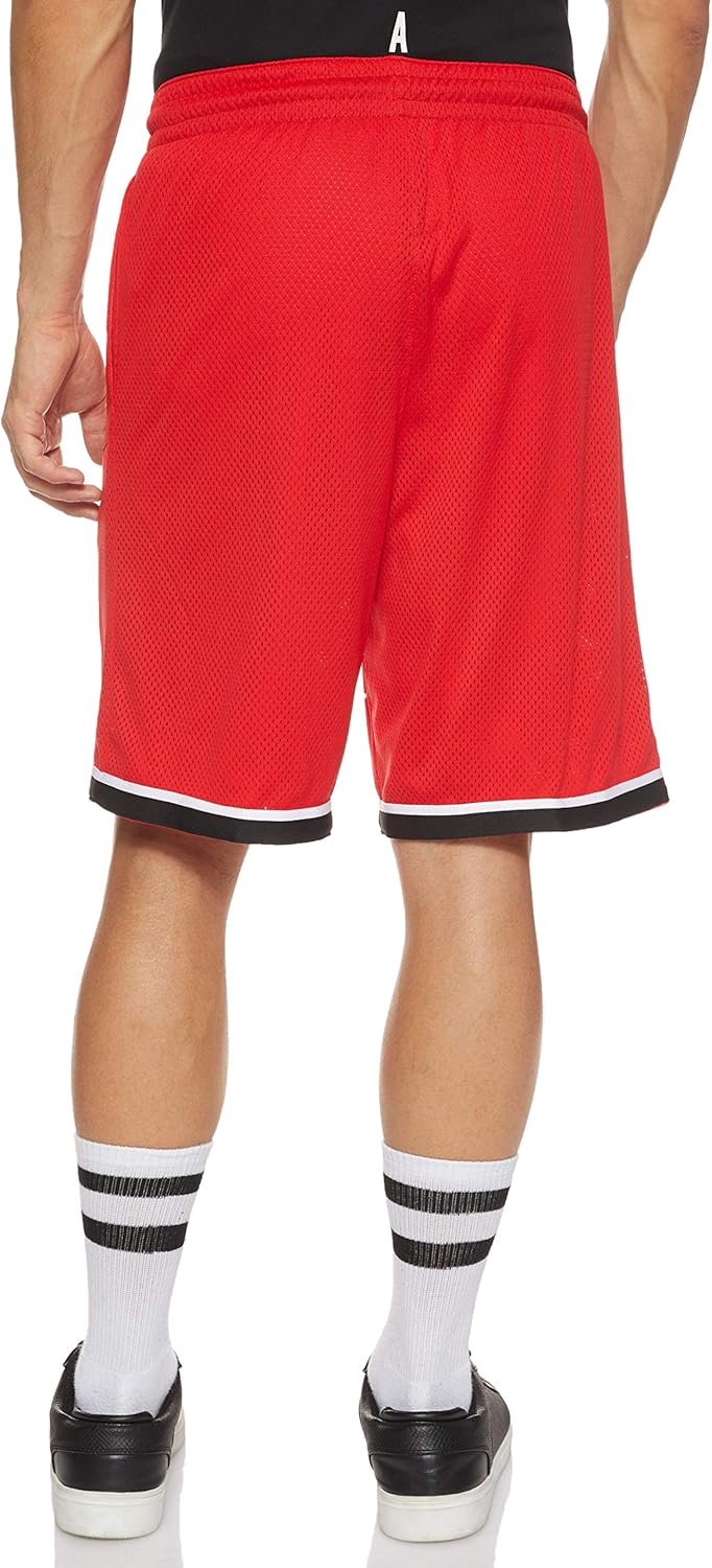 Мужские баскетбольные шорты Nike Dri-Fit Classic Mesh, University Rd/Blck/Blck — фото 2