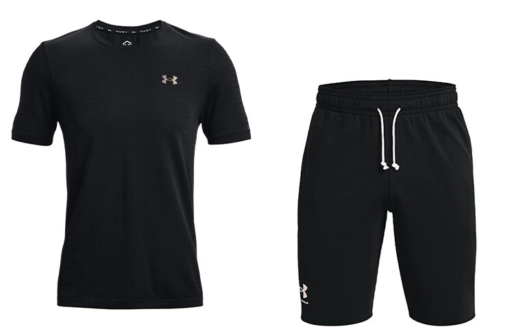 

Мужская повседневная спортивная одежда Under Armour, цвет Black