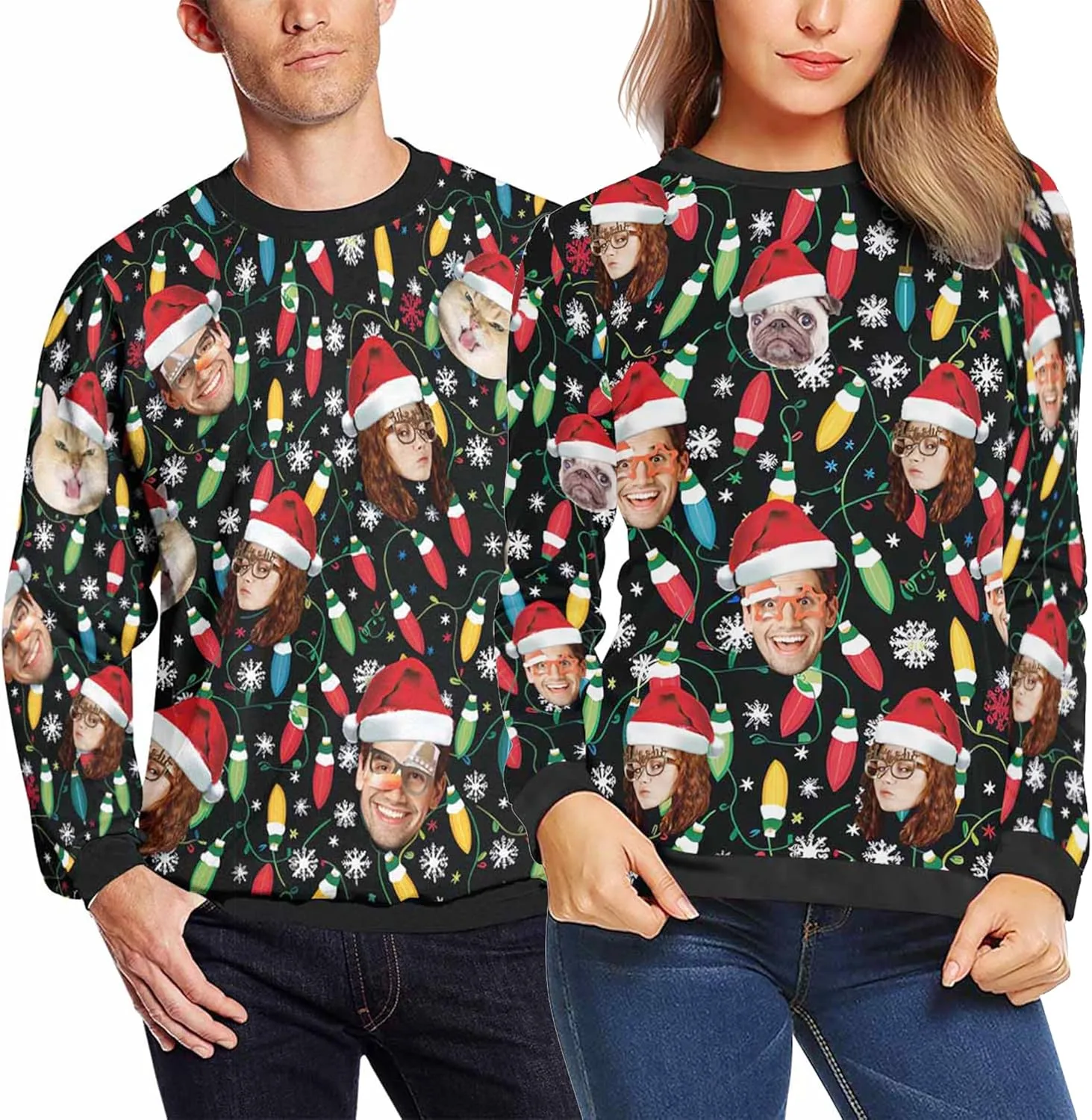 

Свитшот Funny Crewneck для рождественской вечеринки Konijoyce