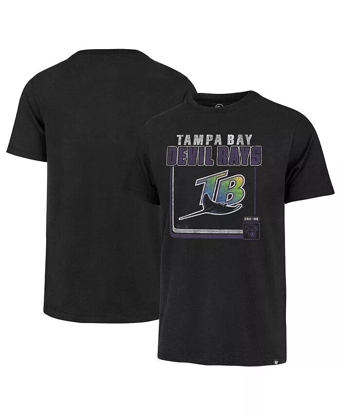 

Мужская черная футболка Tampa Bay Rays Borderline Franklin '47 Brand