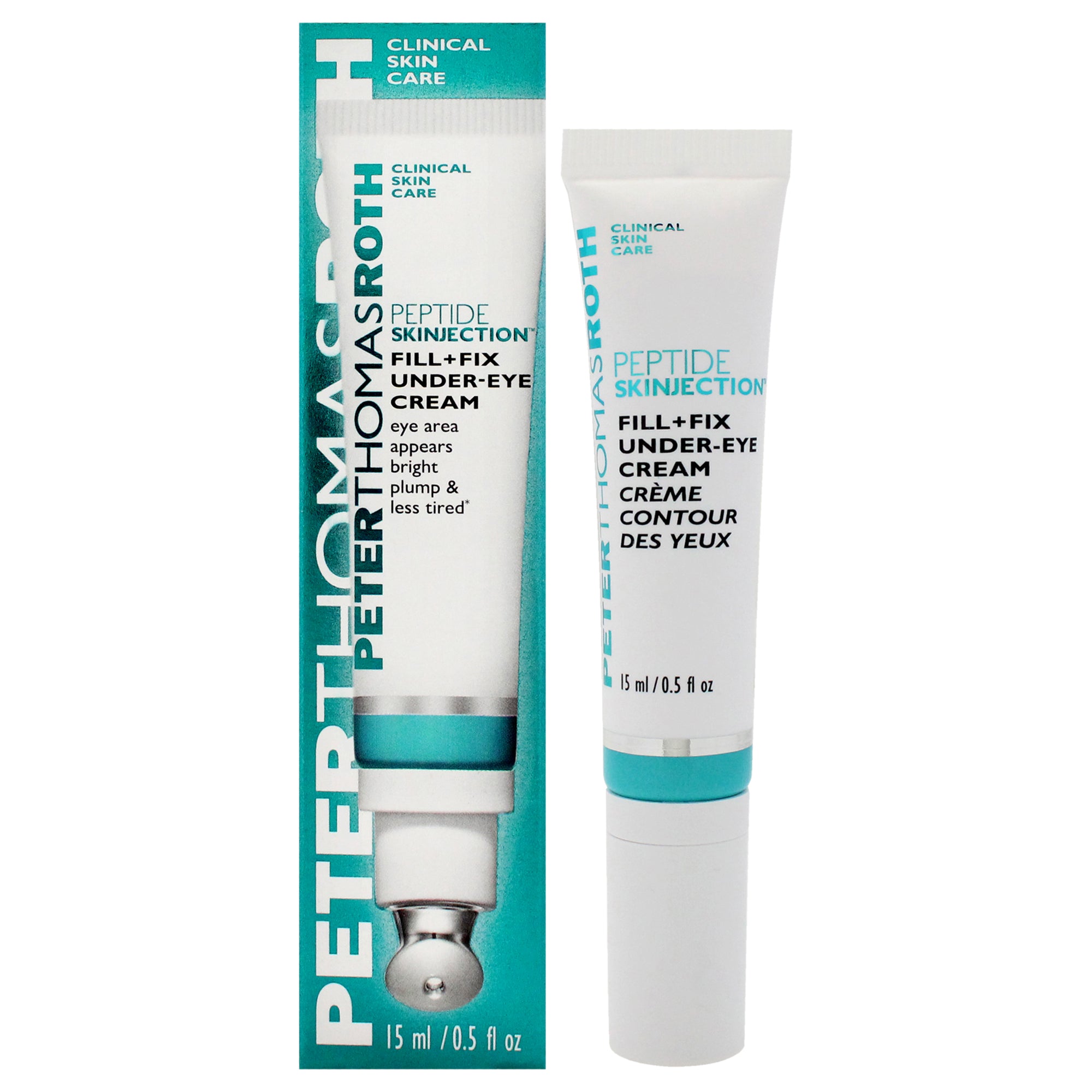 

Крем для кожи вокруг глаз Peptide Skinjection Fill Plus Fix от Peter Thomas Roth для женщин - 0,5 унции Peter Thomas Roth, Small