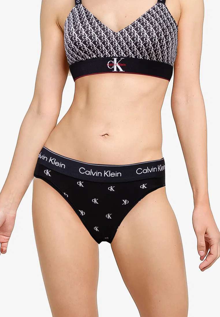 Трусы бикини, Calvin Klein, икона, черный
