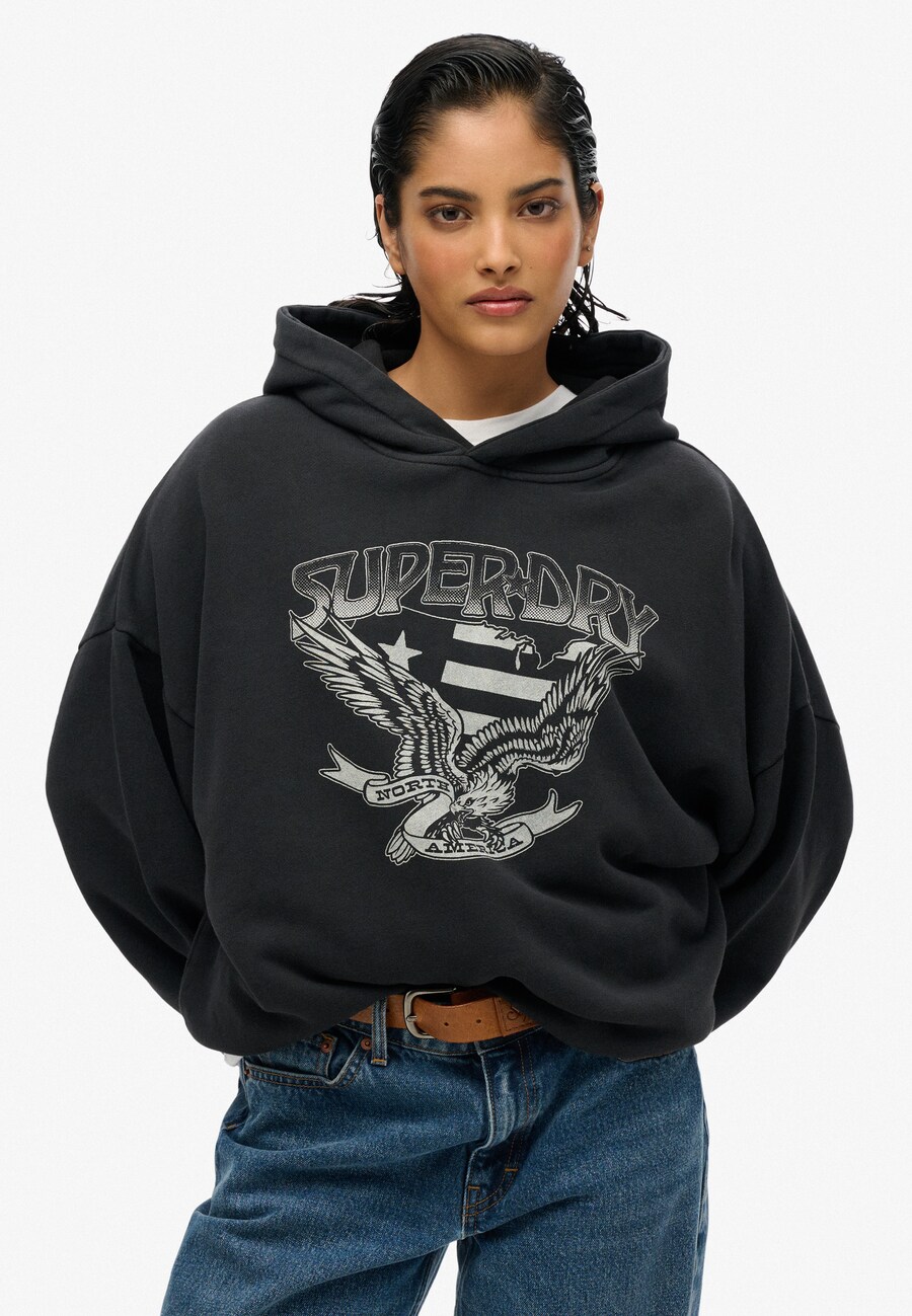 

Толстовка Superdry Lo-Fi, черный